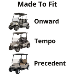 Club Car Golf Cart Cover - Premium Portable Fleet Fit